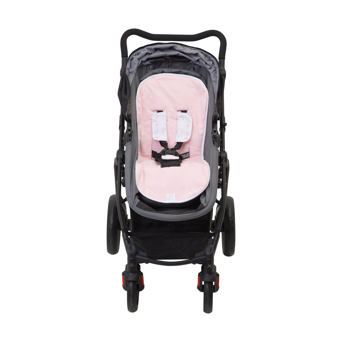 Capa para carrinho de bebê Happy Day - coração rosa