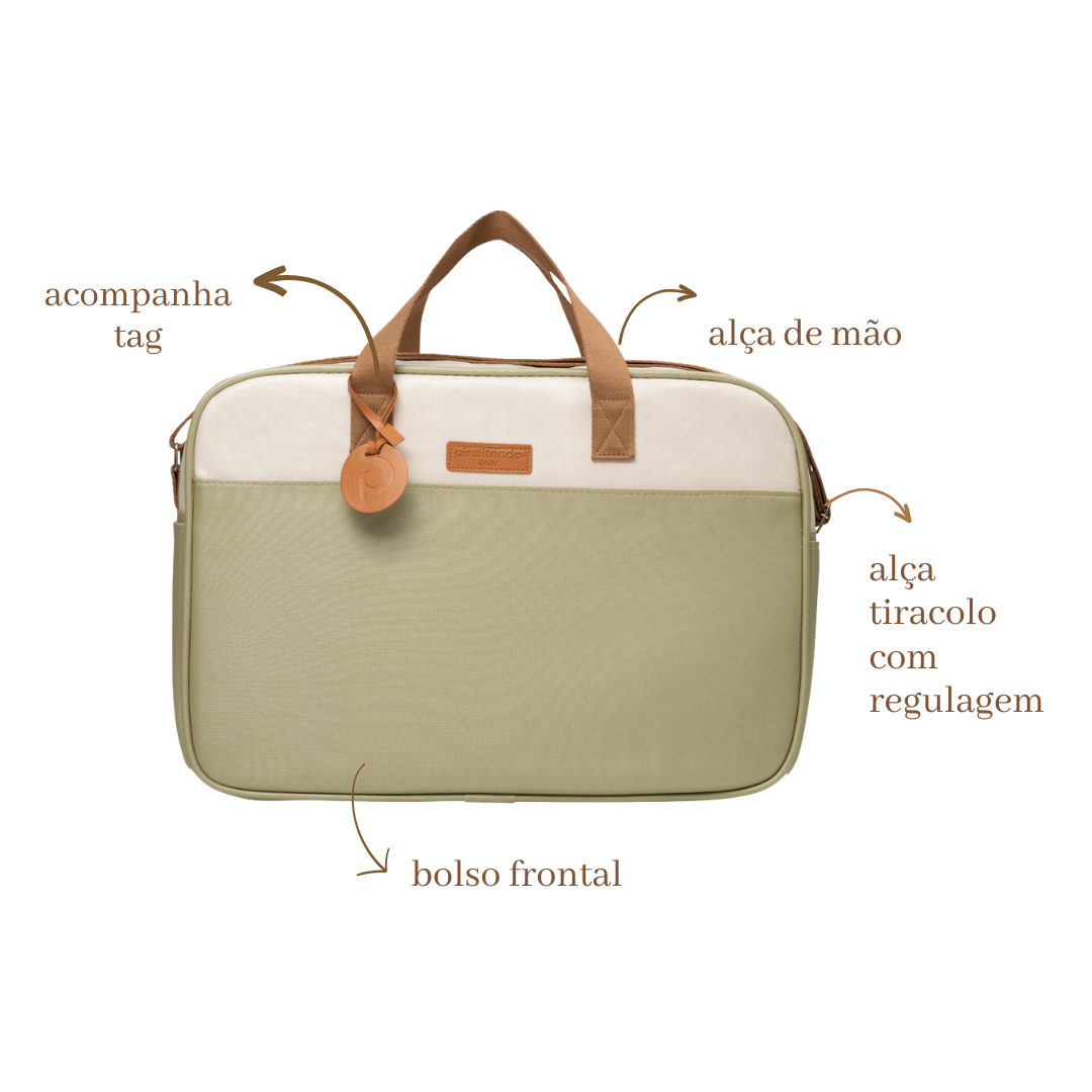 Bolsa Maternidade Grande Petit Verde