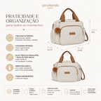 Bolsa de Passeio Amor de Mãe Off White