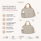 BOLSA DE PASSEIO ACONCHEGO MARFIM