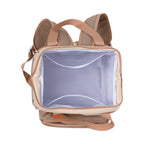 Mochila Maternidade Média Petit Cinza com Bolso Frontal Térmico