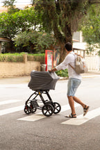 Mochila Maternidade Grande Petit Cinza