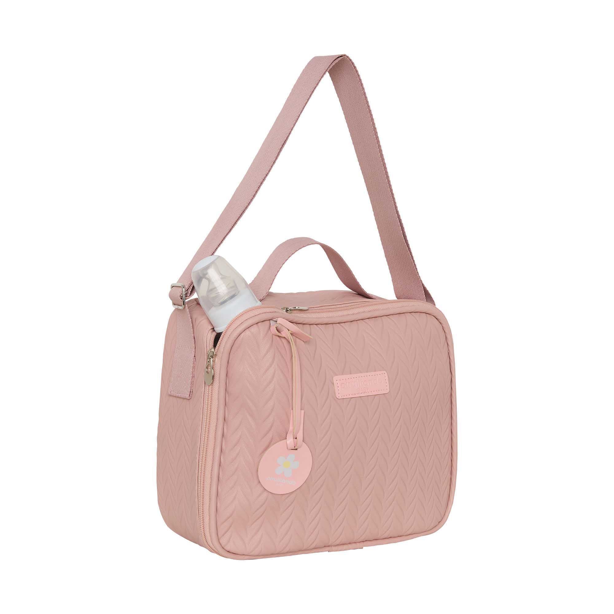 Frasqueira Maternidade Bolsa Térmica Refúgio Rosê
