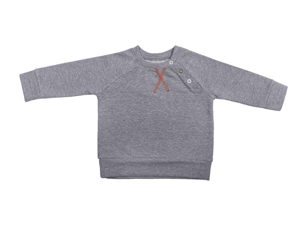 Blusa Moletom Cinza