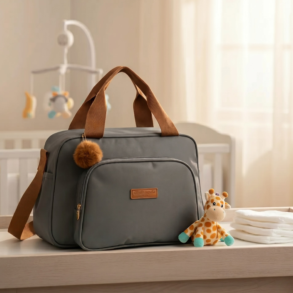 Bolsa de Passeio  Família Cinza Grafite