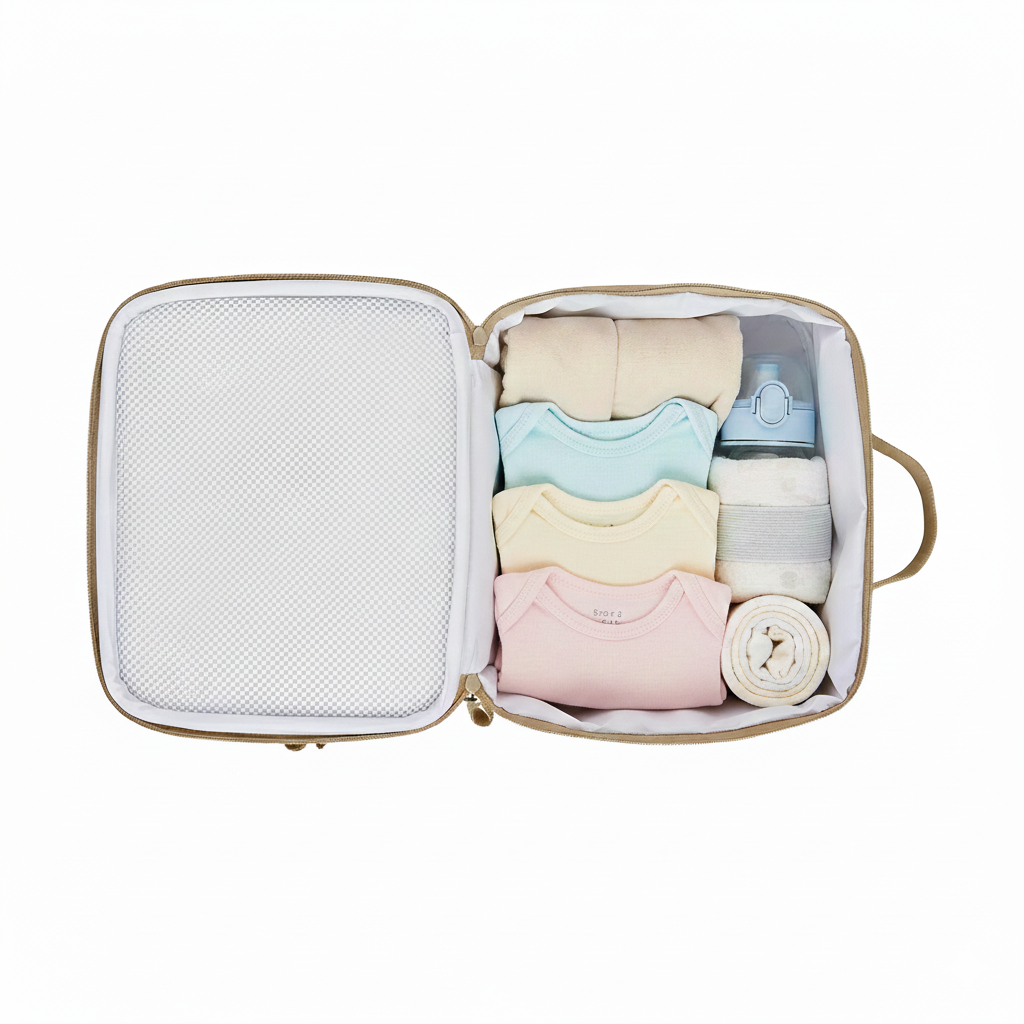 Frasqueira Maternidade / Bolsa  Térmica Viver Caramelo