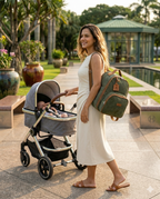Mochila Média com Bolso Térmico Teddy- Verde