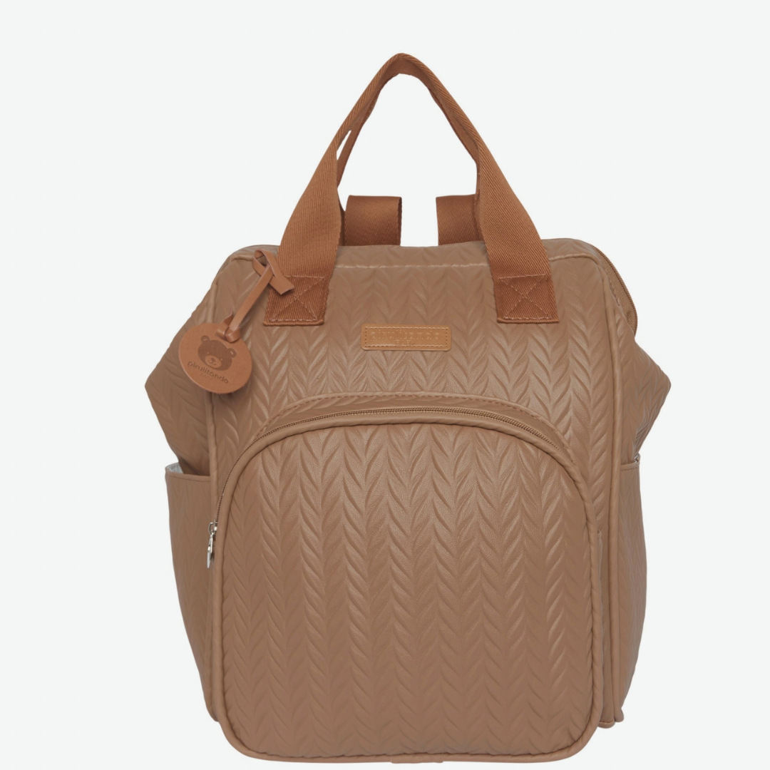 Mochila Maternidade Grande com Bolso Térmico Refúgio Marrom
