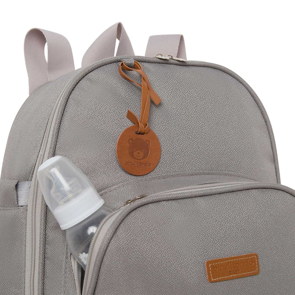 Mochila Maternidade Média Térmica Essência Cinza