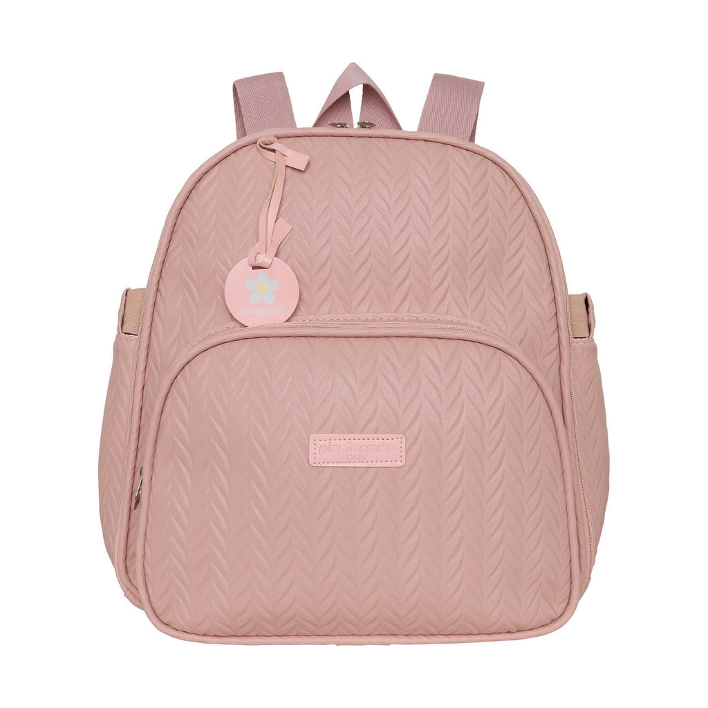 Mochila Maternidade com Bolso Térmico Refúgio Rosê