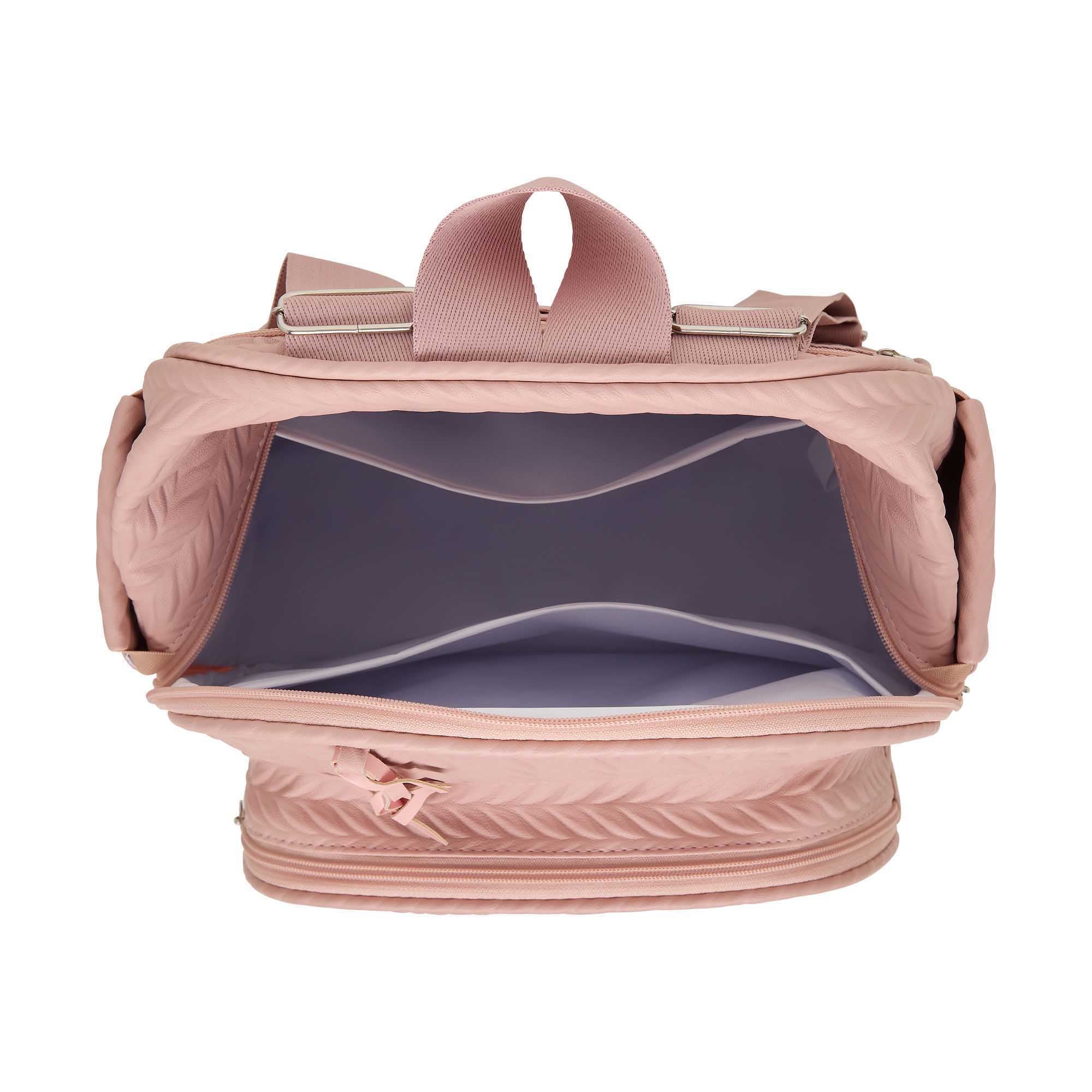 Mochila Maternidade com Bolso Térmico Refúgio Rosê