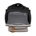 Mochila Multifuncional 2x1 com Bolso Térmico Abraço Cinza/Preto