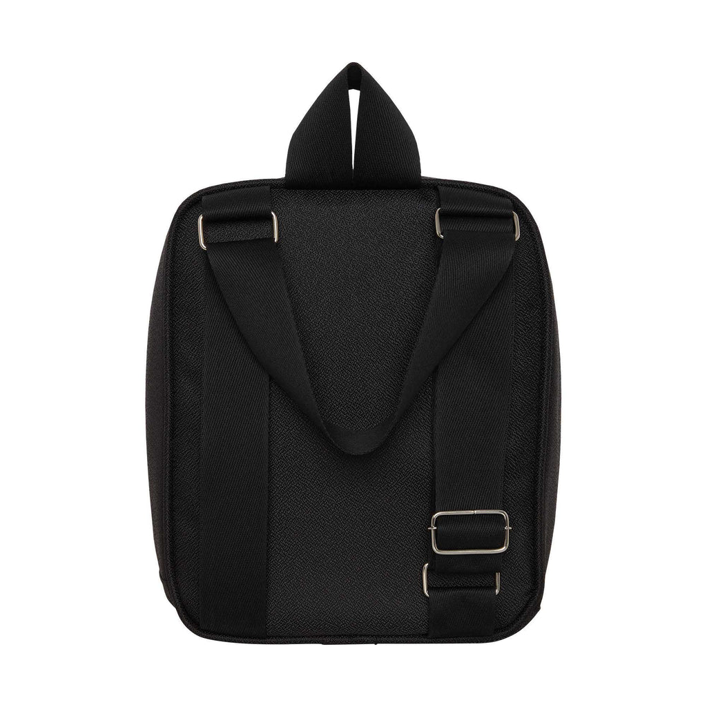 Mochila Multifuncional 2x1 com Bolso Térmico Abraço Cinza/Preto