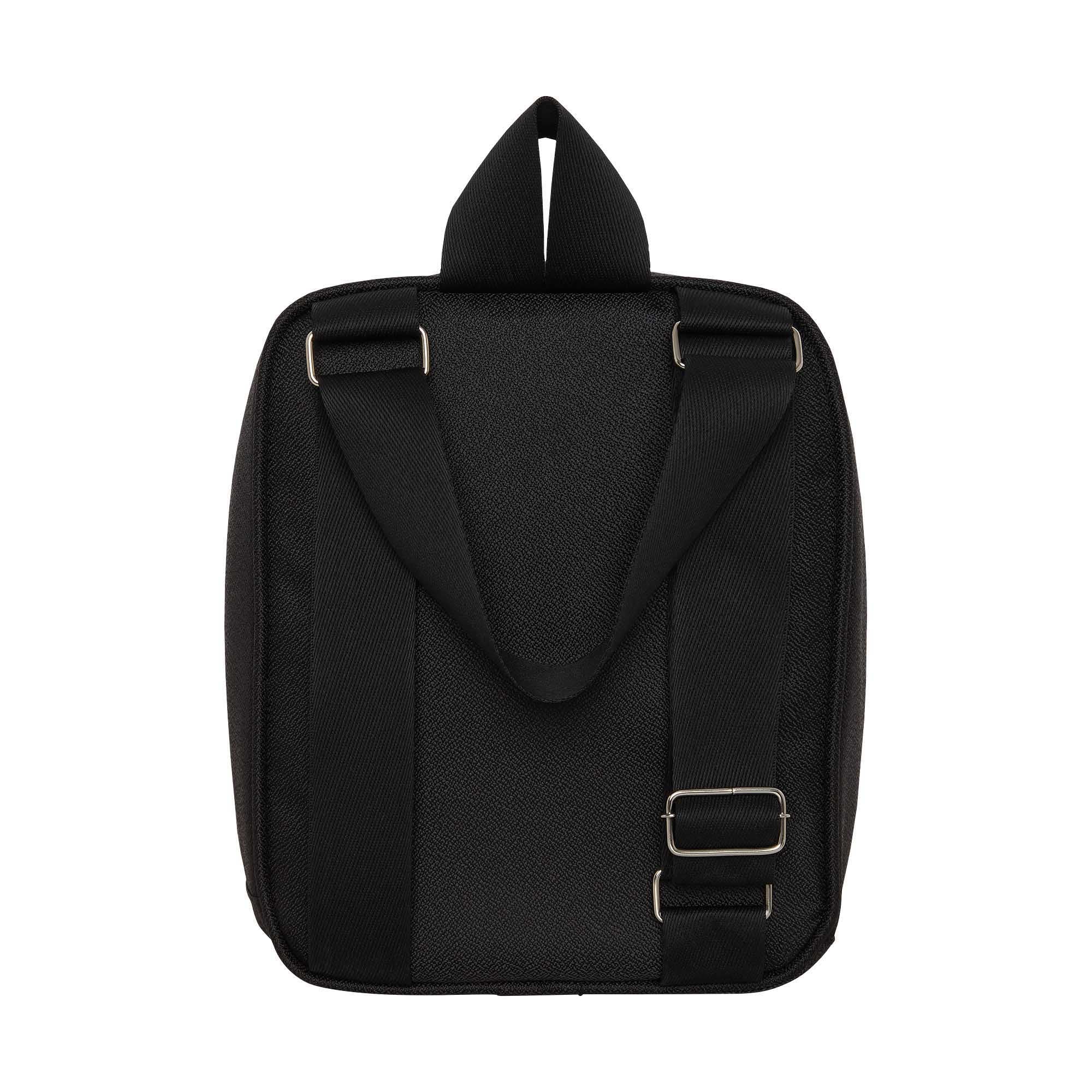 Mochila Multifuncional 2x1 com Bolso Térmico Abraço Cinza/Preto