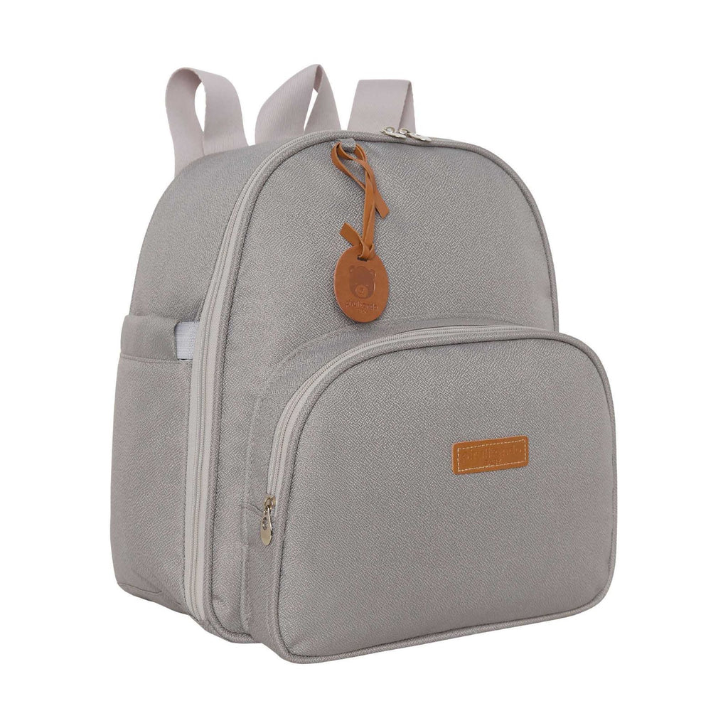 Mochila Maternidade Média Térmica Essência Cinza