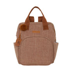 Mochila com Bolso Térmico Memórias Marrom