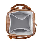 Mochila com Bolso Térmico Memórias Marrom