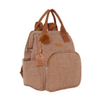 Mochila com Bolso Térmico Memórias Marrom