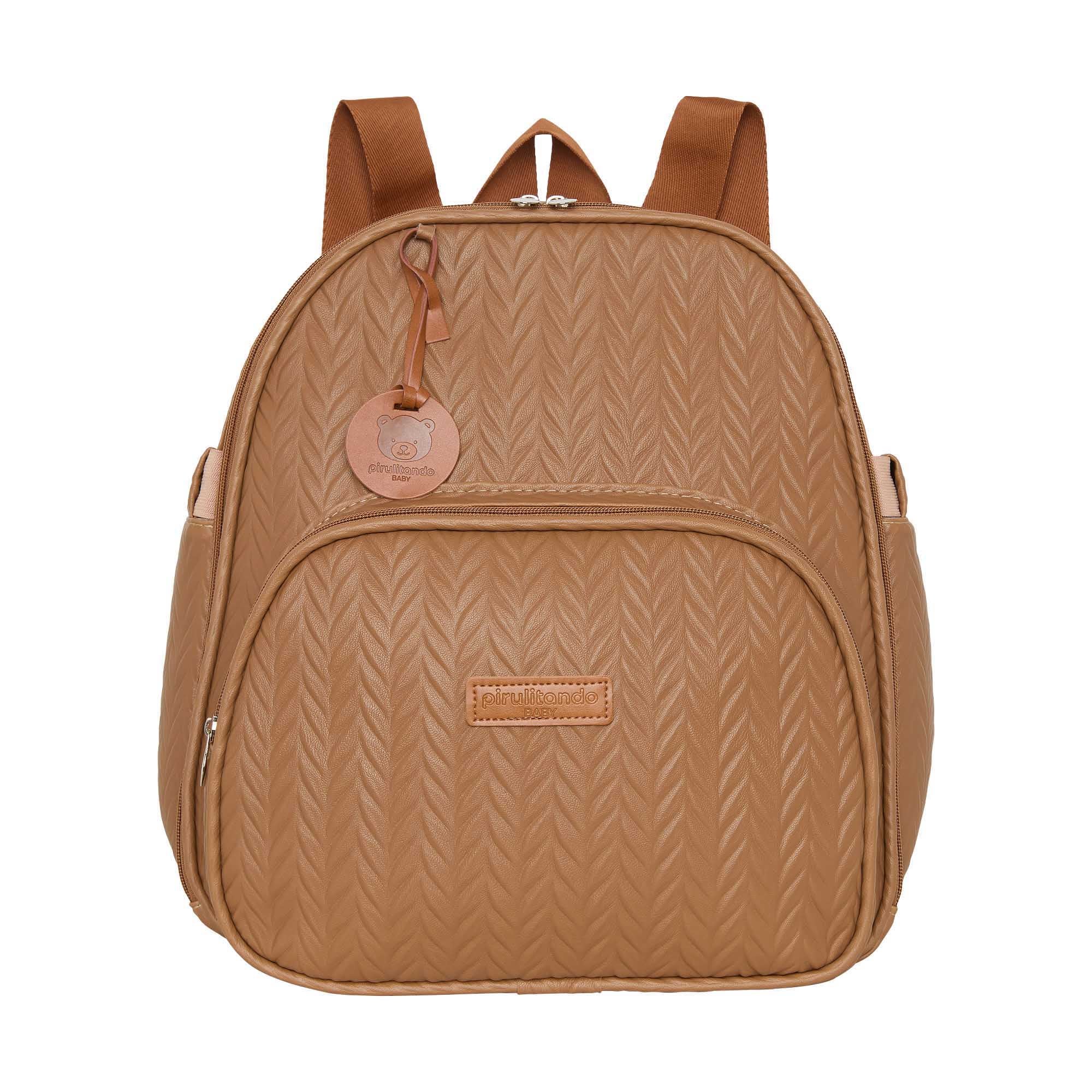 Mochila Maternidade com  Bolso Térmico Refúgio  Marrom