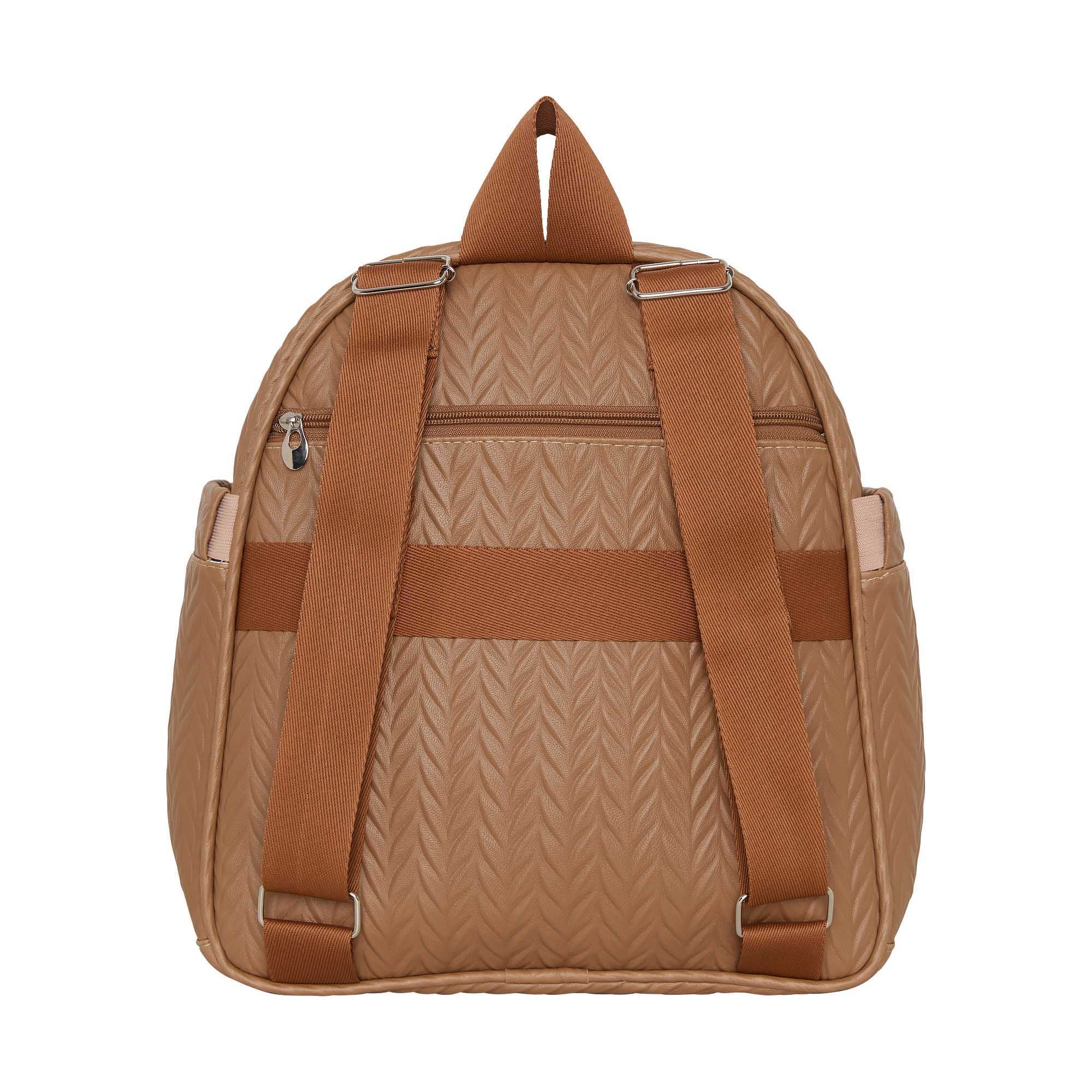 Mochila Maternidade com  Bolso Térmico Refúgio  Marrom