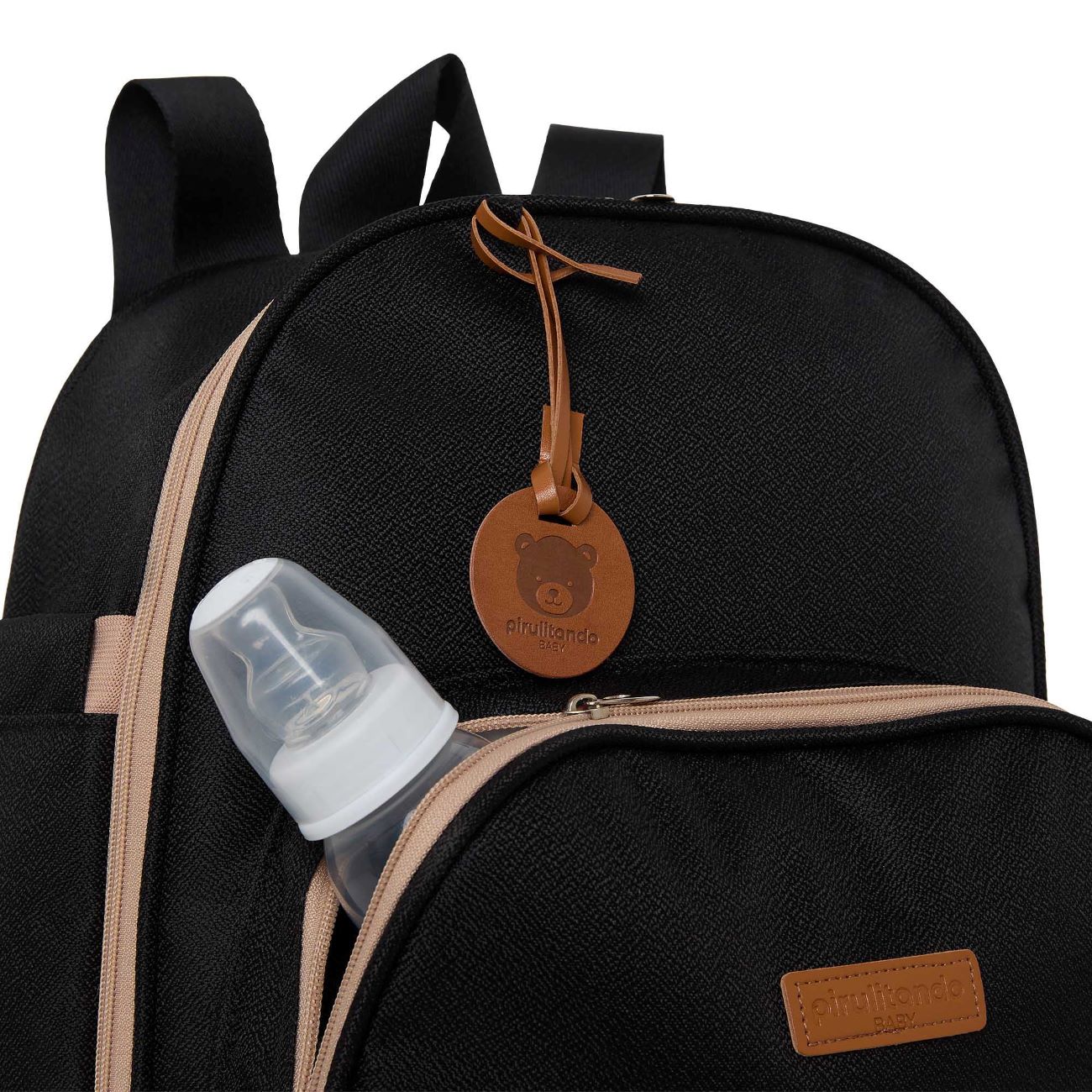 Mochila Maternidade Média Térmica Essência Preto