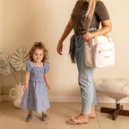 Bolsa de Passeio com Bolso da Frente Térmico Confete Marfim