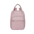 Mochila Maternidade com Bolso Térmico Bolinhas Rosa