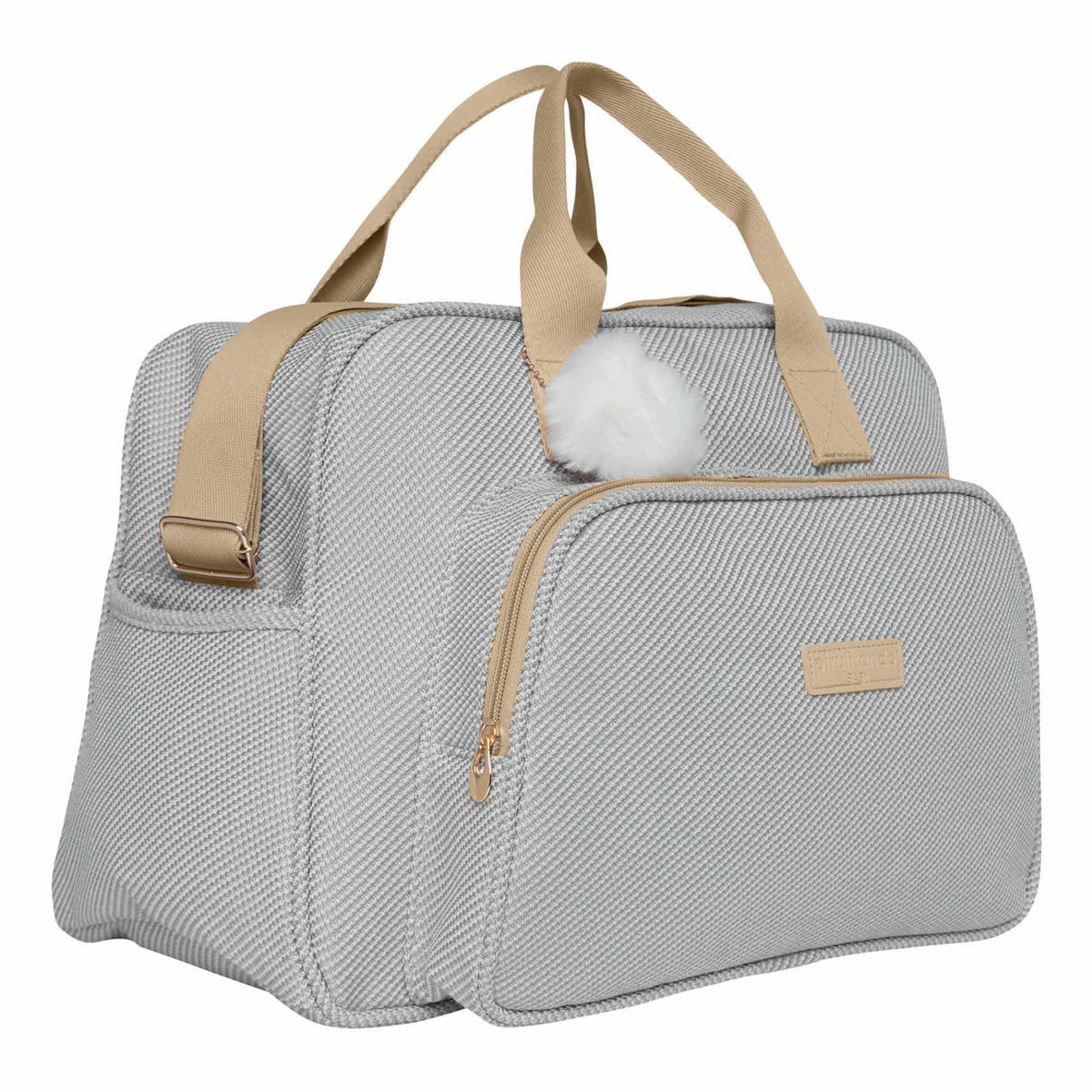 Bolsa Maternidade Grande Nuvem de Algodão Cinza — foto 5