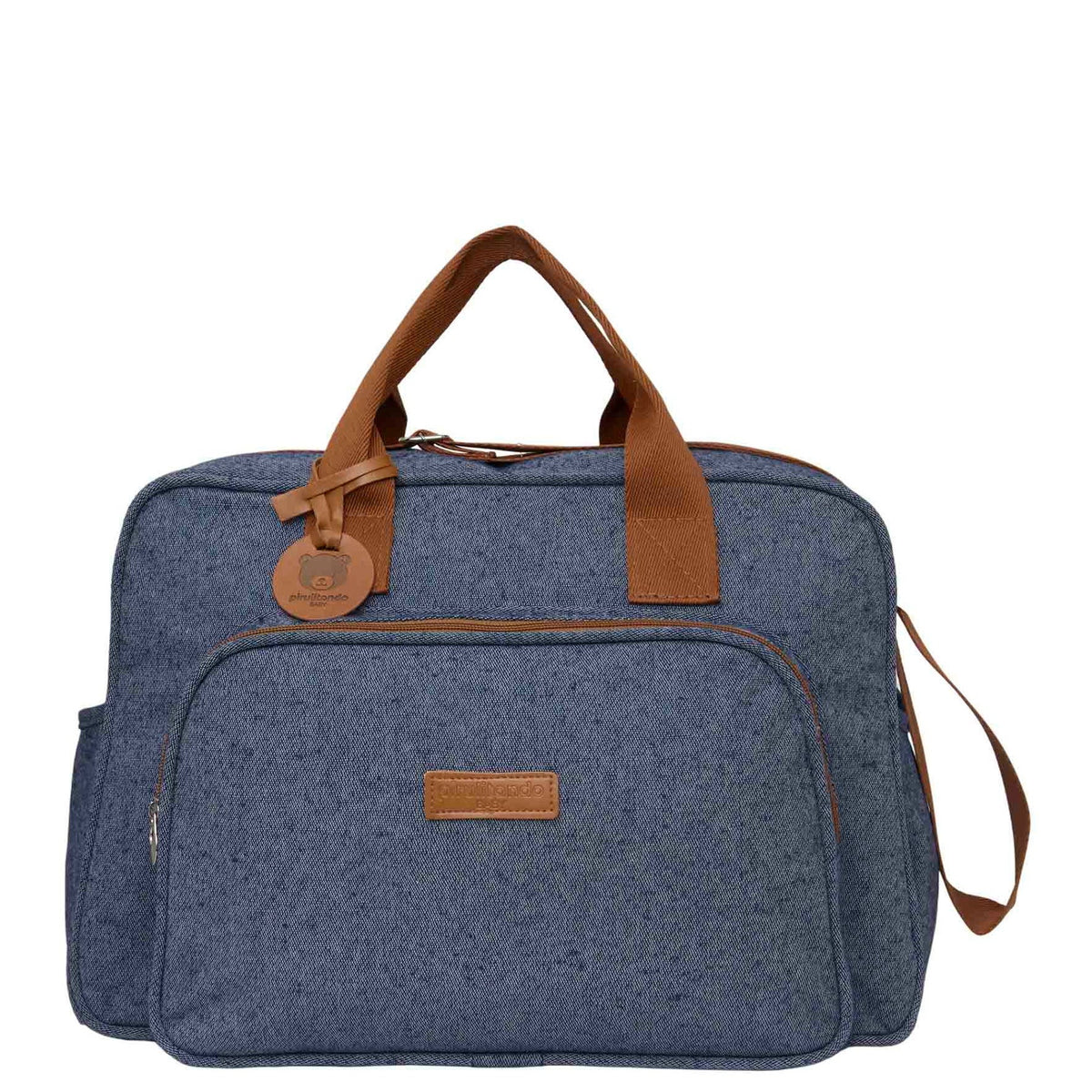 Bolsa Maternidade Grande Sentimento Marinho - foto principal | Pirulitando Baby