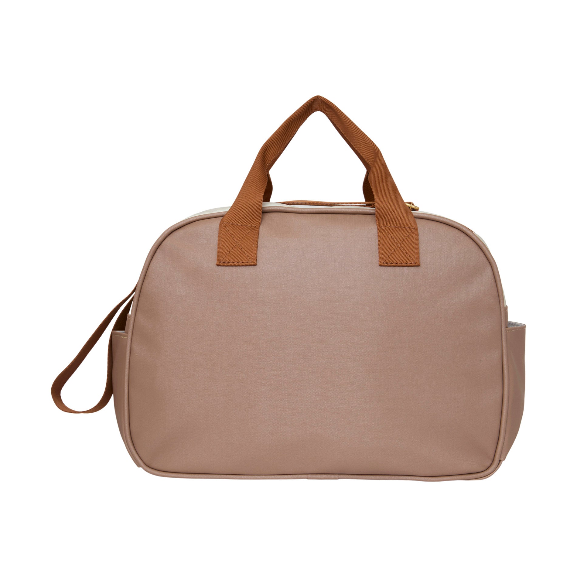 Bolsa Maternidade Grande Ternura Off White C/ Marrom