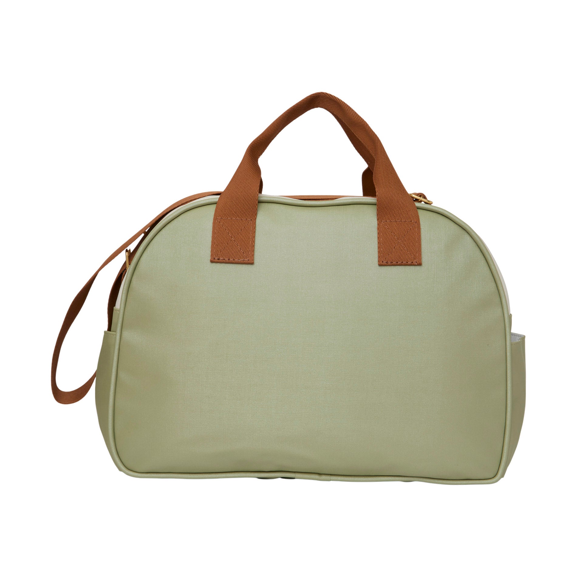 Bolsa Maternidade Grande Ternura Off White C/ Verde