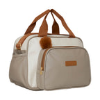 Bolsa de Passeio Média Ternura Off White C/ Cinza