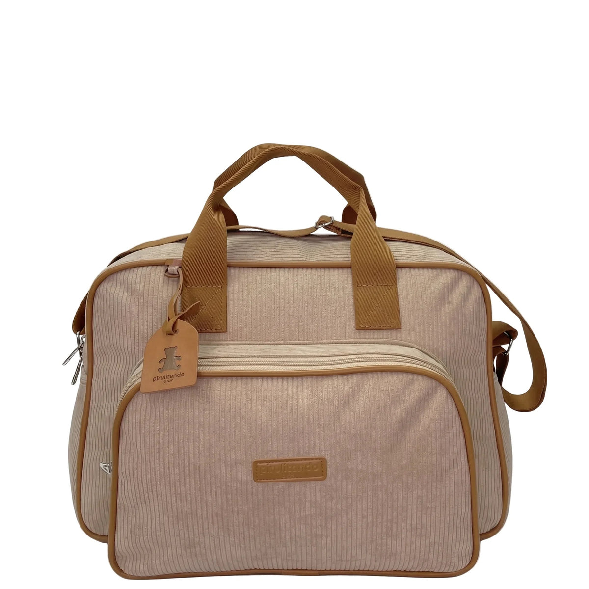 Bolsa Maternidade Grande Teddy Marfim - foto principal | Pirulitando Baby