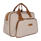 Bolsa Maternidade Grande Teddy Rosa com Marrom