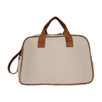 Bolsa Maternidade Grande Teddy Rosa com Marrom