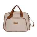 Bolsa Maternidade Grande Teddy Rosa com Marrom