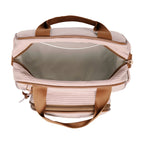 Bolsa Maternidade de Passeio Teddy Rosa com Marrom