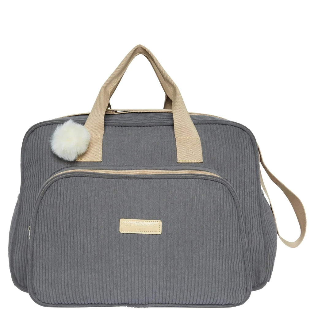 Bolsa Maternidade Grande Ninar Cinza - foto principal | Pirulitando Baby