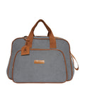Bolsa Maternidade Grande Teddy Cinza com Marrom - foto principal | Pirulitando Baby
