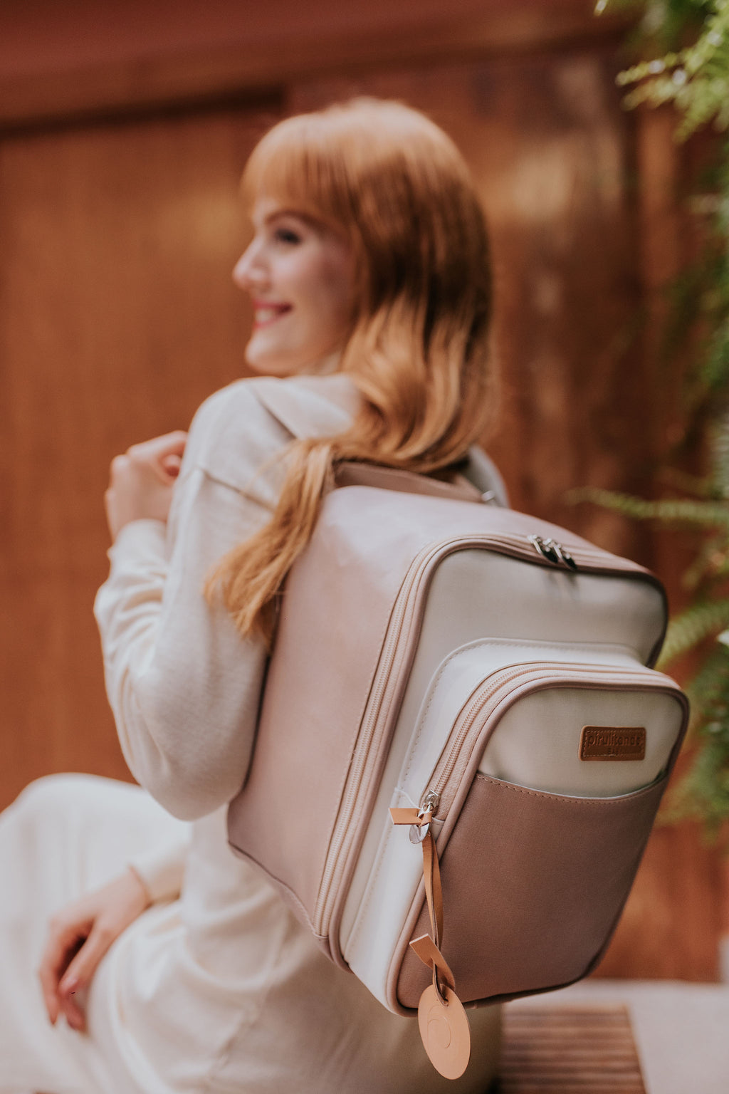 Mochila Multifuncional 2x1 com Bolso Térmico  Petit Caramelo