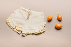Short Babado Amarelo em Suedine Egípcio com proteção UV - Cores e Sabores