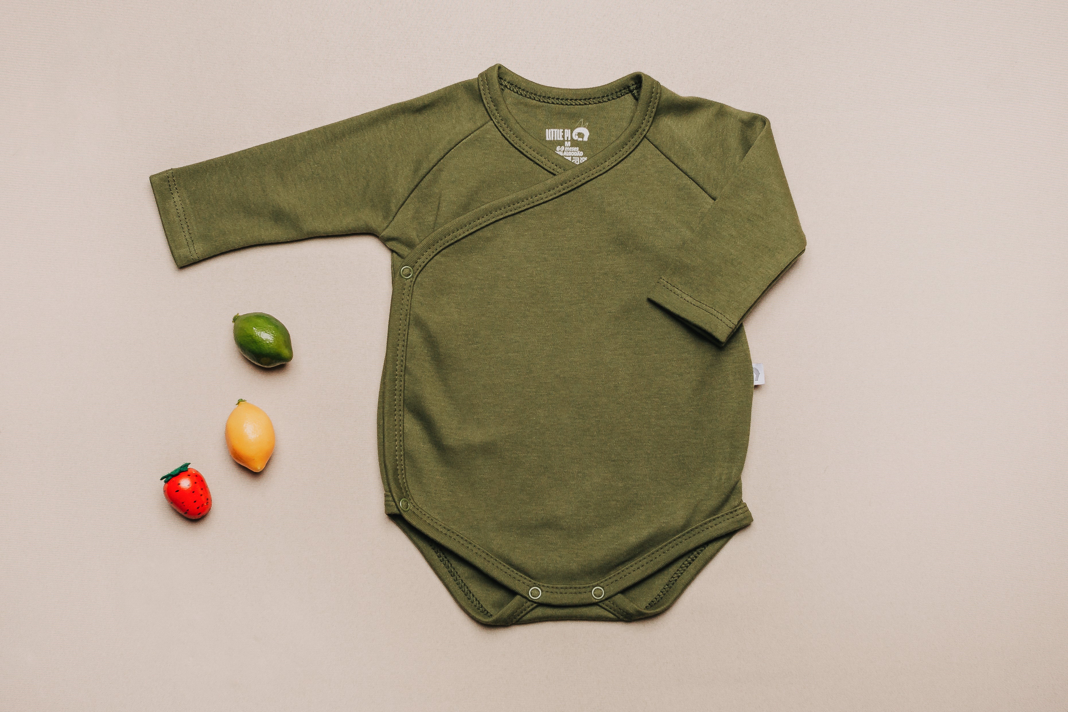 Body Kimono Cores e Sabores Verde