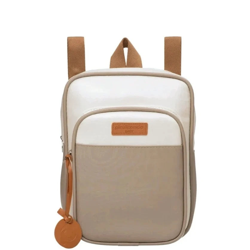 Mochila Multifuncional 2x1 com Bolso Térmico Petit Cinza - vista principal