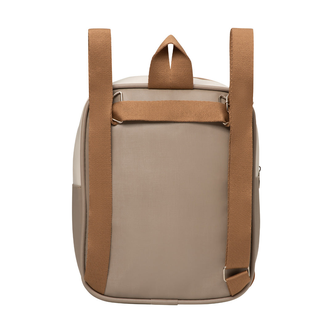 Mochila Multifuncional 2x1 com Bolso Térmico  Petit Cinza