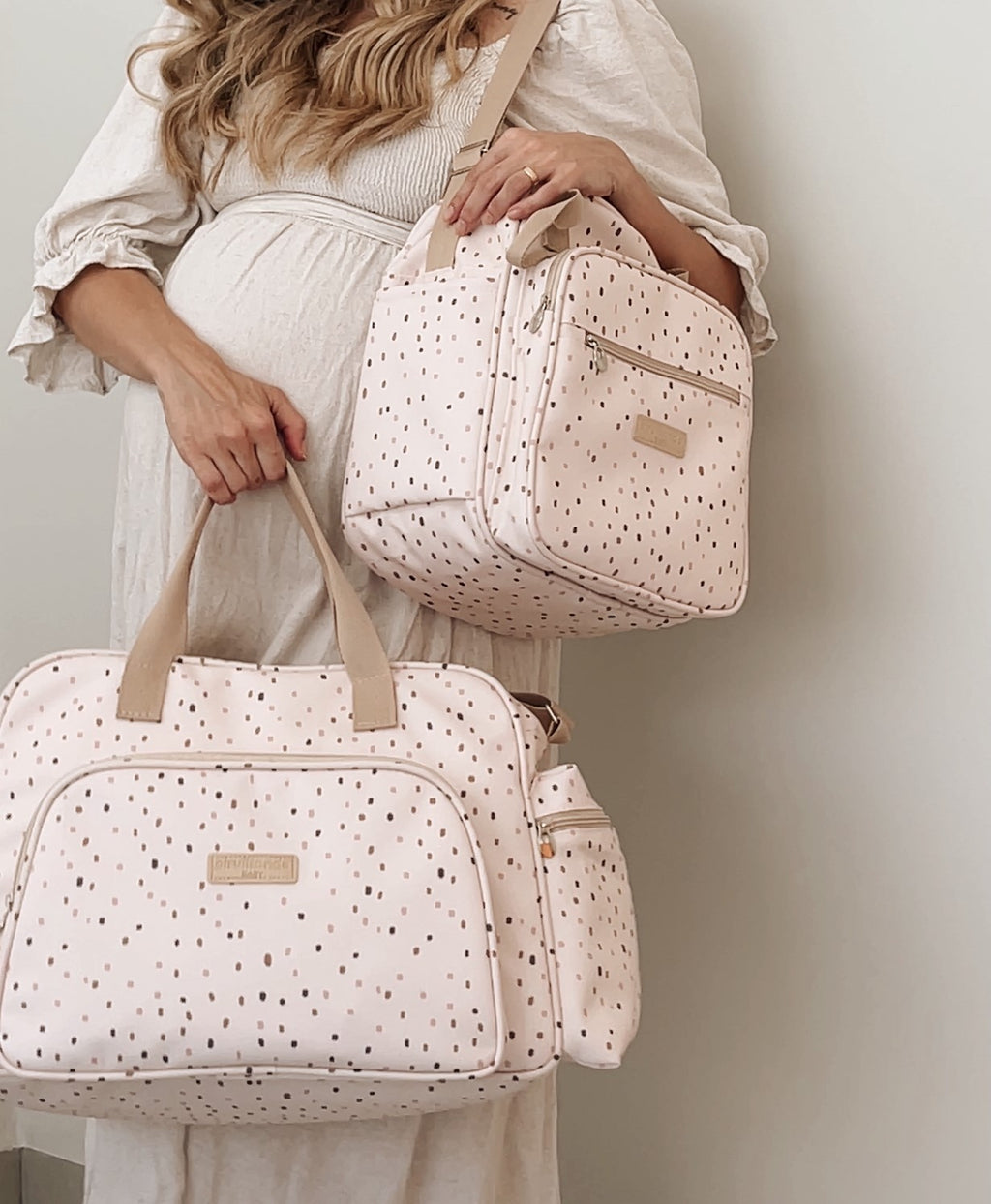 Bolsa Grande Maternidade Confete- com Bolsos Laterais Térmicos
