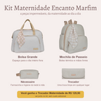 Kit Maternidade Encanto Marfim — o que vem no kit; o Trocador vai de presente