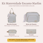 Kit Maternidade Encanto Marfim — o que vem no kit; o Trocador vai de presente