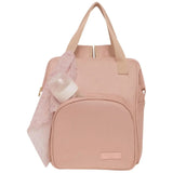 Mochila Maternidade Grande com Bolso Térmico Encanto Rosê