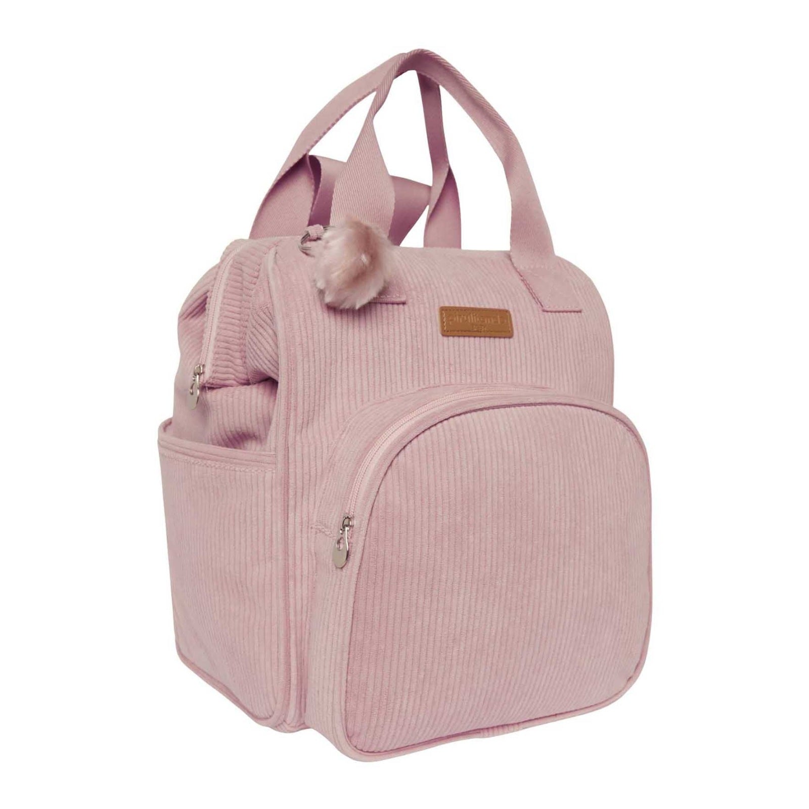 Mochila Maternidade Grande com Bolso Térmico Ninar Rosê