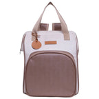 Mochila Maternidade Grande com Bolso Térmico Petit Caramelo